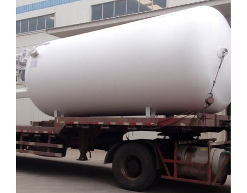 Liquid nitrogen storage tank