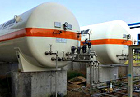 Custom LNG tank in Argentina